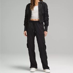 Lululemon Dance Studio Relaxed-Fit Mid-Rise Cargo Pant in Black